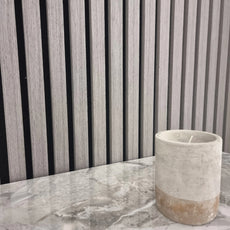 GRANDEUR® Acoustic Slatted Wall Panels 240 x 60cm - Ash Grey