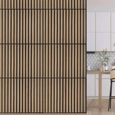 GRANDEUR® Acoustic Square Wall Panels 60 x 60cm (SET of 4) - Natural Oak