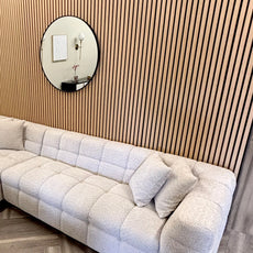 GRANDEUR® Acoustic Slatted Wall Panels 240 x 60cm - Light Oak