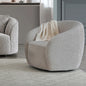 Nolita 3 Seater Bouclé Sofa with Swivel Chair - Latte