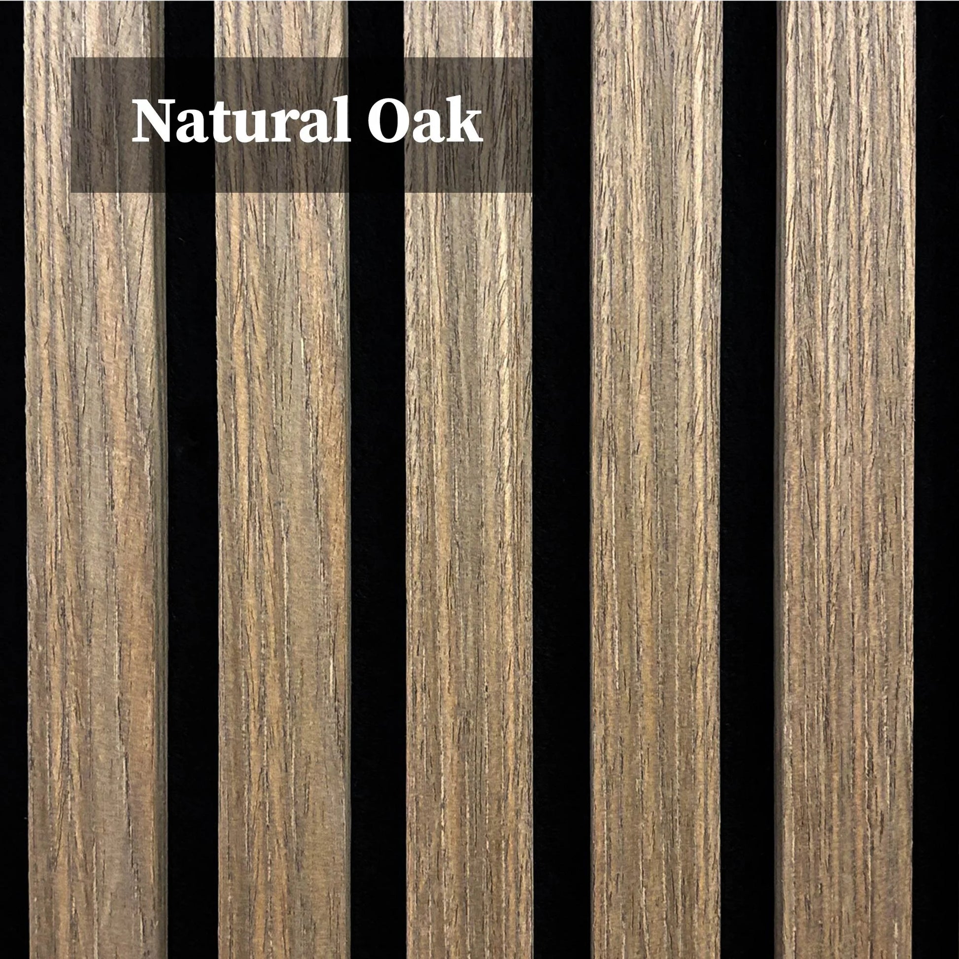 GRANDEUR® Acoustic Square Wall Panels 60 x 60cm (SET of 4) - Natural Oak