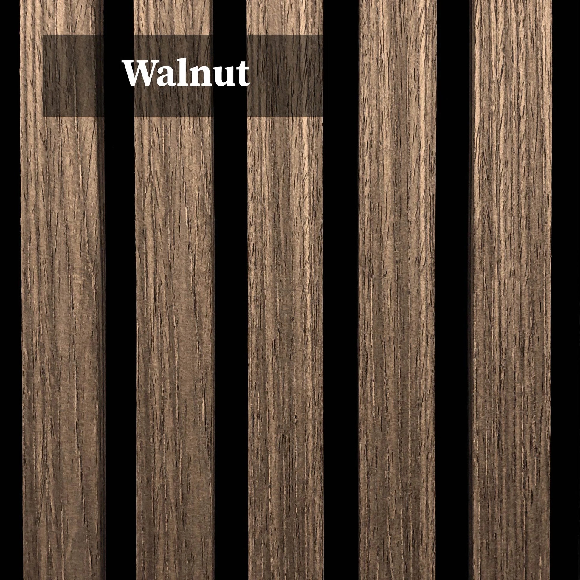 GRANDEUR® Acoustic Square Wall Panels 60 x 60cm (SET of 4) - Walnut (Dark Oak)