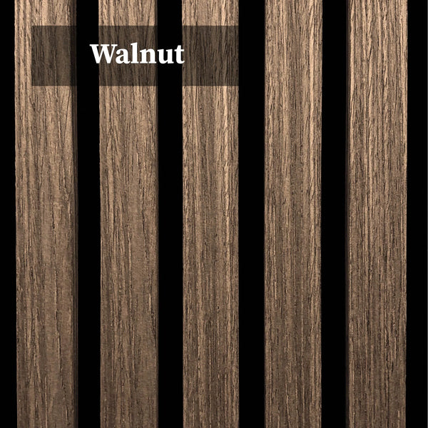 GRANDEUR® Acoustic Square Wall Panels 60 x 60cm (SET of 4) - Walnut (Dark Oak)