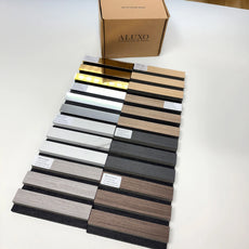 GRANDEUR® Acoustic Slatted Wall Panels 240 x 60cm - Gold Metallic