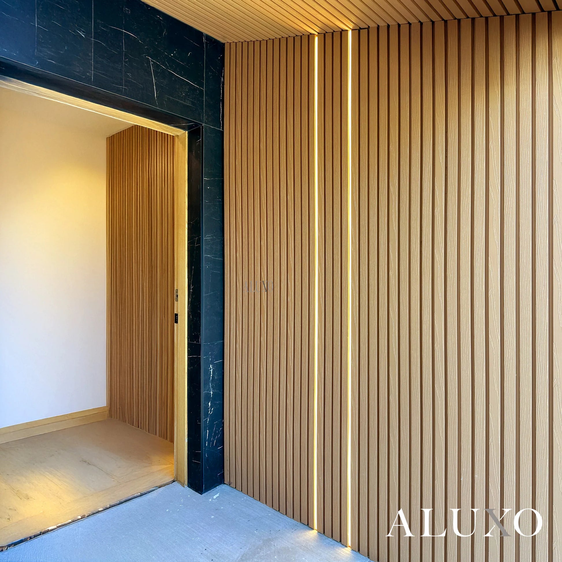 GRANDEUR® Exterior Wall Panel Composite Cladding Light Oak┃150cm / 180cm / 290cm