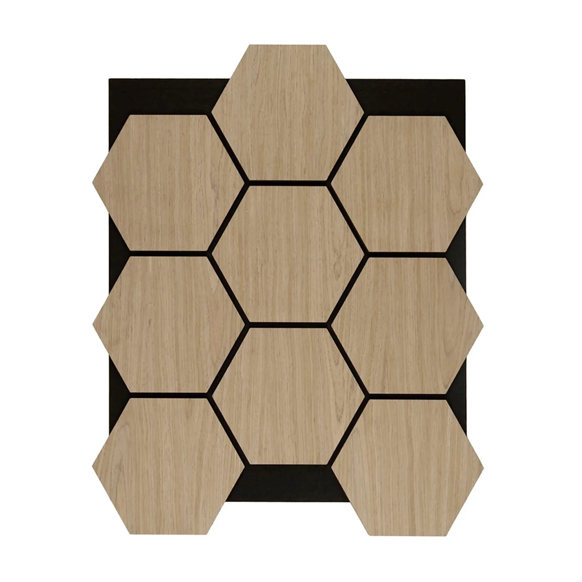 GRANDEUR® Acoustic Hexagon Wall Panel 70 x 60cm - Natural Oak