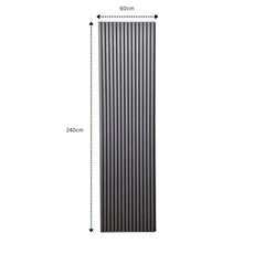 GRANDEUR® Acoustic Slatted Wall Panels 240 x 60cm - Ash Grey