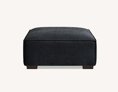 Dakota 4-Seater Sofa with Chaise – Midnight Black Bouclé