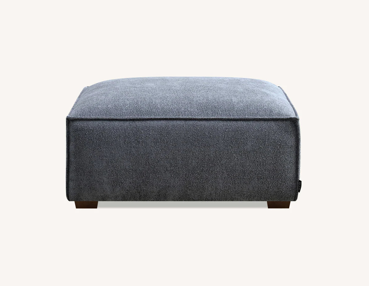 Dakota 4-Seater Sofa with Chaise – Charcoal Grey Bouclé