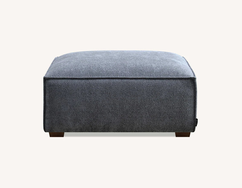 Dakota 4-Seater Sofa with Chaise – Charcoal Grey Bouclé