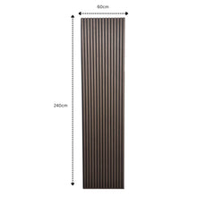 GRANDEUR® Acoustic Slatted Wall Panels 240 x 60cm - Natural Oak